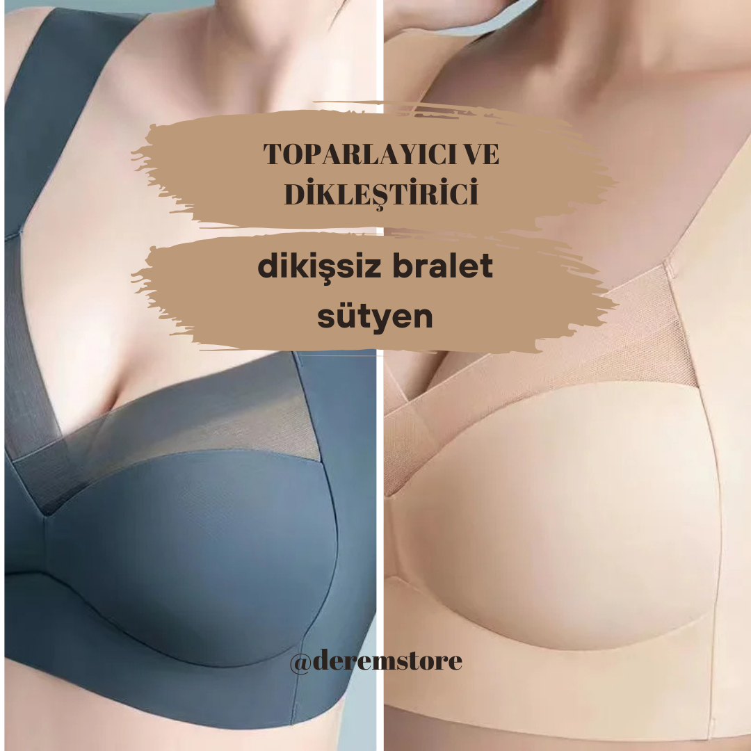 Lady Dikişsiz Büyük Beden Telsiz Bralet Sütyen (L-3XL)